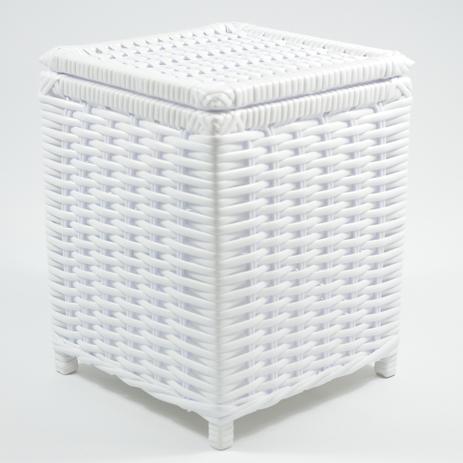 Lixeira / Papeleiro lavabo e escritório Fibra Sintetica 20x20x25 - Branco - Allstate Menor preço em Lixeira / Papeleiro lavabo e escritório Fibra Sintetica 20x20x25 - Branco - Allstate