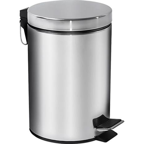 Lixeira para Banheiro Aço Inox Redonda Cesto Removível 8 Lts - Hangar é boa?