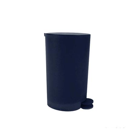 Lixeira para banheiro com pedal 3L polipropileno azul Basic Coisas e Coisinhas é boa?