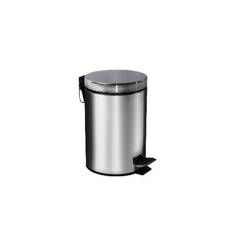 Lixeira Para Banheiro em Aço Inox com Pedal e Balde 3 litros - Brinox Menor preço em Lixeira Para Banheiro em Aço Inox com Pedal e Balde 3 litros - Brinox