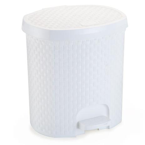 Lixeira para Cozinha de Plástico 6 Litros com Pedal Branca - Nitron é boa?