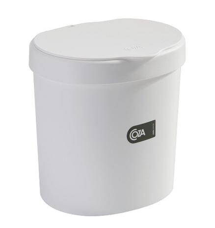 Lixeira para Pia 2,5 Litros Branca 10906/0007 - Coza Menor preço em Lixeira para Pia 2,5 Litros Branca 10906/0007 - Coza