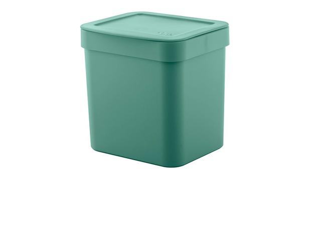 Lixeira para Pia Plástica com Tampa Verde 2,5 L OU - MTP 109 Menor preço em Lixeira para Pia Plástica com Tampa Verde 2,5 L OU - MTP 109