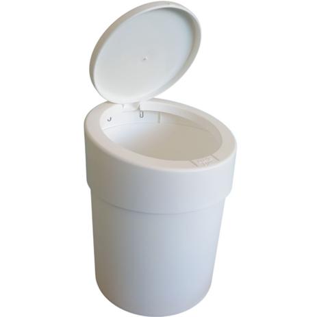 Lixeira pia click tampa mola 5L lixo cozinha cor branco - Youl Menor preço em Lixeira pia click tampa mola 5L lixo cozinha cor branco - Youl