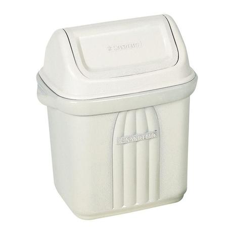 Lixeira pia plástico 6,5l Cód. 5466 - Sanremo Menor preço em Lixeira pia plástico 6,5l Cód. 5466 - Sanremo