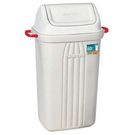 Lixeira plastica basculante 60l 284 / un / sanremo Menor preço em Lixeira plastica basculante 60l 284 / un / sanremo