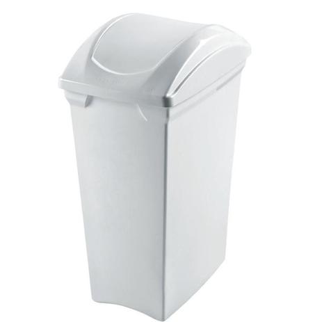 Lixeira Plástico 15L Basculante Branco Sanremo Menor preço em Lixeira Plástico 15L Basculante Branco Sanremo