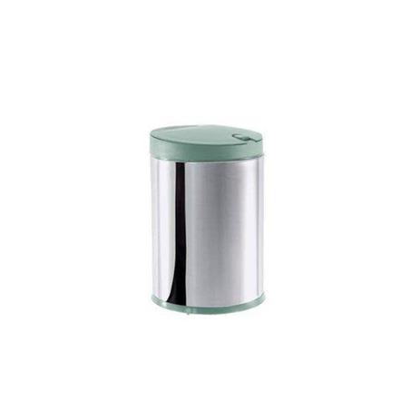 Lixeira Press Inox Com Tampa Pp Menta 4L Brinox Menor preço em Lixeira Press Inox Com Tampa Pp Menta 4L Brinox