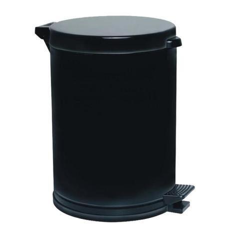 Lixeira Preta C/Pedal Recipiente Plástico 10,5 Lts - Viel Menor preço em Lixeira Preta C/Pedal Recipiente Plástico 10,5 Lts - Viel