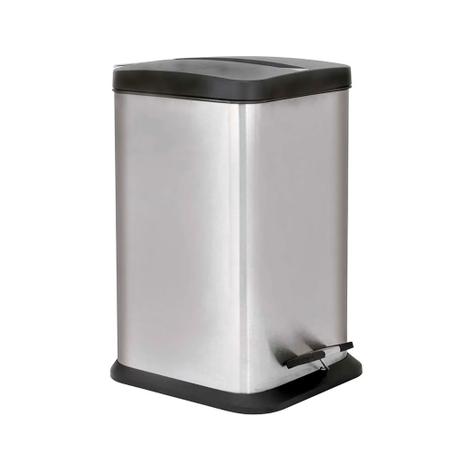 Lixeira Quadrada 12L Linha Jaspe - Mor Menor preço em Lixeira Quadrada 12L Linha Jaspe - Mor
