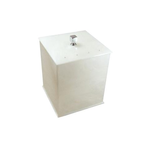 Lixeira Quadrada Com Strass Cristal Decor Menor preço em Lixeira Quadrada Com Strass Cristal Decor