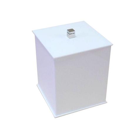 Lixeira Quadrada Sem Strass Duo Decor Menor preço em Lixeira Quadrada Sem Strass Duo Decor