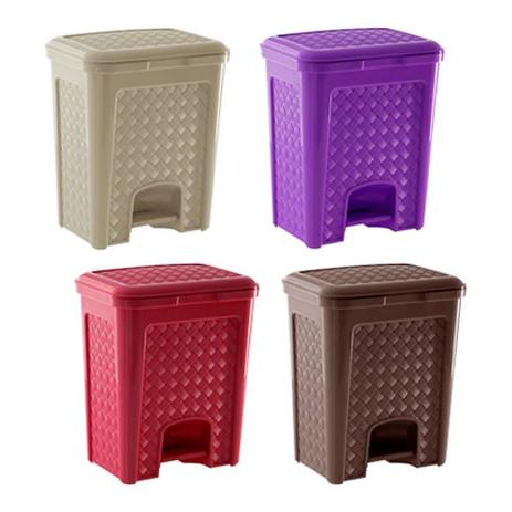 Lixeira rattan com pedal 13l classic - Paramount Menor preço em Lixeira rattan com pedal 13l classic - Paramount