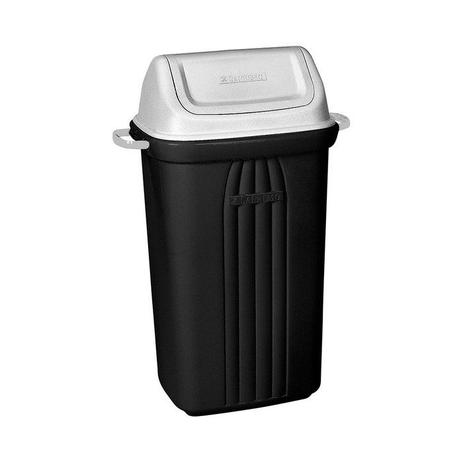 Lixeira Tampa Basculante 30L Referência 283 Preto - Sanremo Menor preço em Lixeira Tampa Basculante 30L Referência 283 Preto - Sanremo