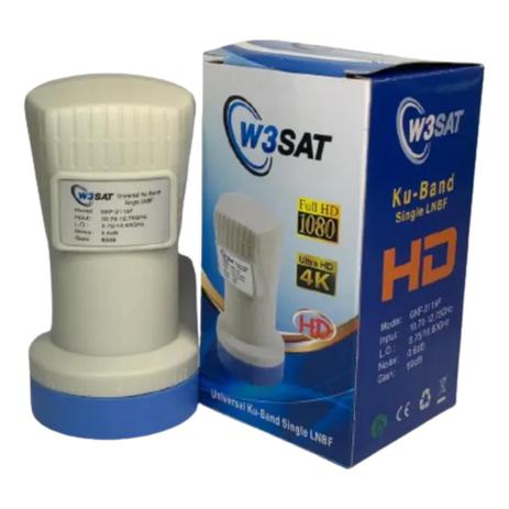 Lnb Simples Universal Banda Ku A Prova D'água - W3sat Menor preço em Lnb Simples Universal Banda Ku A Prova D'água - W3sat