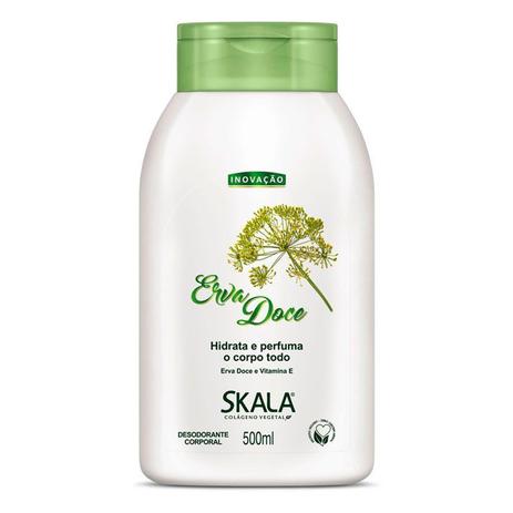 Loção Creme Desodorante Skala Erva Doce 500ml Menor preço em Loção Creme Desodorante Skala Erva Doce 500ml