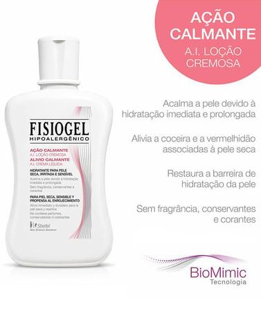 Loção Cremosa Fisiogel A.I Ação Calmante - 100mL - Glaxosmithkline Menor preço em Loção Cremosa Fisiogel A.I Ação Calmante - 100mL - Glaxosmithkline
