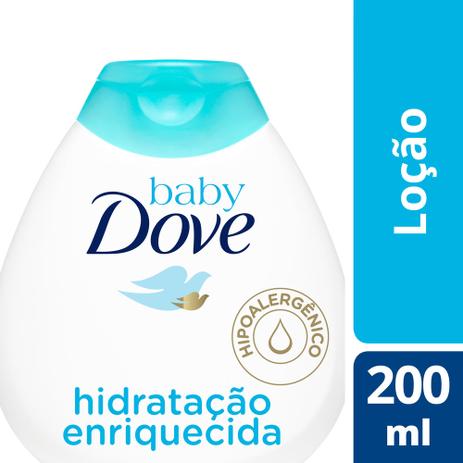 Loção Dove Baby Hidratacao Enriquecida 200ml Menor preço em Loção Dove Baby Hidratacao Enriquecida 200ml