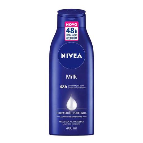Loção Hidratante Nivea Milk 400ml - Pele Seca e Extrasseca é boa?