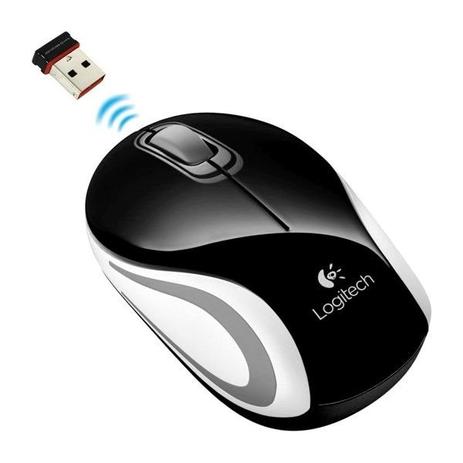 Logitech M187 Mini Mouse Wireless Preto Menor preço em Logitech M187 Mini Mouse Wireless Preto