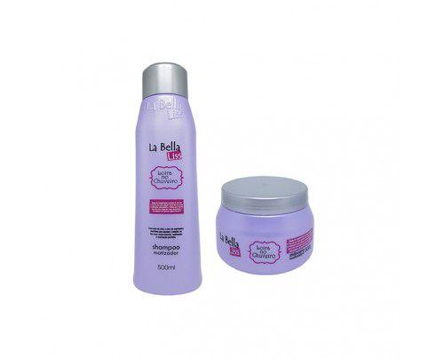 Loira no chuveiro Shampoo e Máscara Matizadora La Bella Liss 2 itens Menor preço em Loira no chuveiro Shampoo e Máscara Matizadora La Bella Liss 2 itens