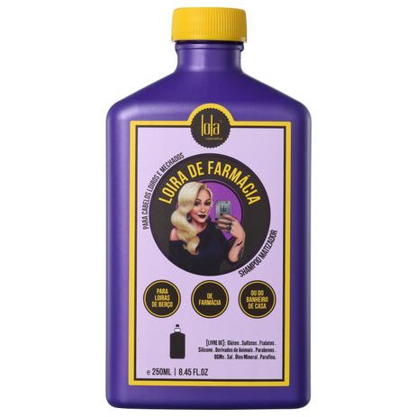Lola Cosmetics Loira de Farmácia Matizador - Shampoo 250ml Menor preço em Lola Cosmetics Loira de Farmácia Matizador - Shampoo 250ml