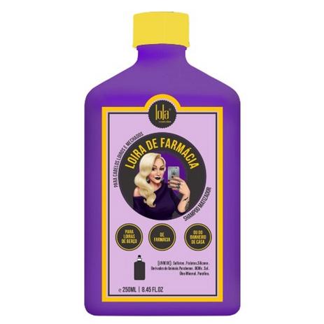 Lola Cosmetics Loira de Framácia Shampoo Matizador 250ml Menor preço em Lola Cosmetics Loira de Framácia Shampoo Matizador 250ml
