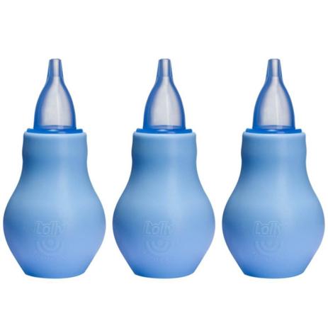 Lolly Aspirador Nasal Azul 0 A 6 Meses (Kit C/03) Menor preço em Lolly Aspirador Nasal Azul 0 A 6 Meses (Kit C/03)