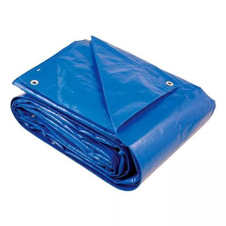 Lona Azul Fina Encerado de Polietileno 4M X 3M 100GSM 130 Micras Brasfort Menor preço em Lona Azul Fina Encerado de Polietileno 4M X 3M 100GSM 130 Micras Brasfort
