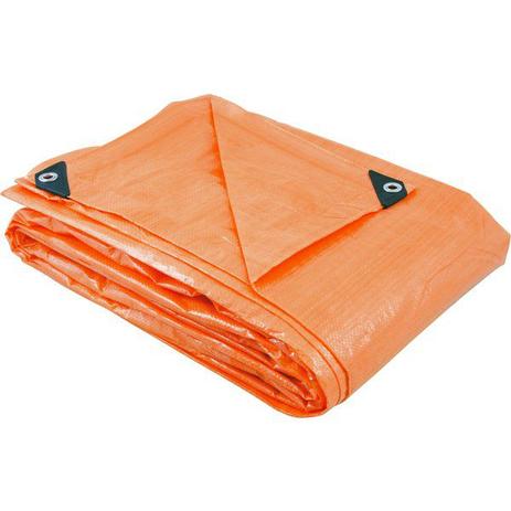 Lona de polietileno laranja 4 m x 3 m VONDER Menor preço em Lona de polietileno laranja 4 m x 3 m VONDER