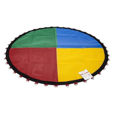 Lona de Salto Para Cama Elástica de 4,27/4,40M com 72 Ganchos Canguri Quadricolor Menor preço em Lona de Salto Para Cama Elástica de 4,27/4,40M com 72 Ganchos Canguri Quadricolor