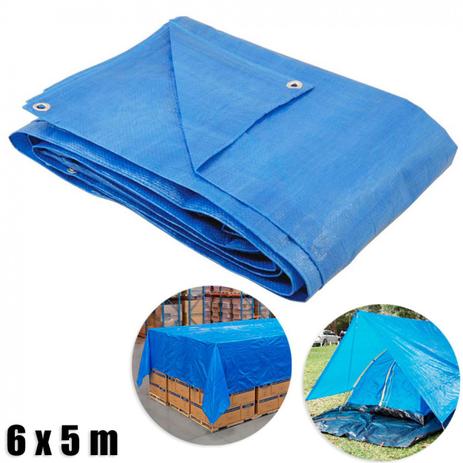 Lona Multiuso com Ilhos 6 X 5 M Encerado de Polietileno Azul Bel Menor preço em Lona Multiuso com Ilhos 6 X 5 M Encerado de Polietileno Azul Bel