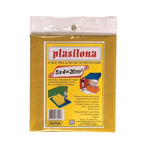 Lona plástica 4x5 metros amarela Plasitap Menor preço em Lona plástica 4x5 metros amarela Plasitap