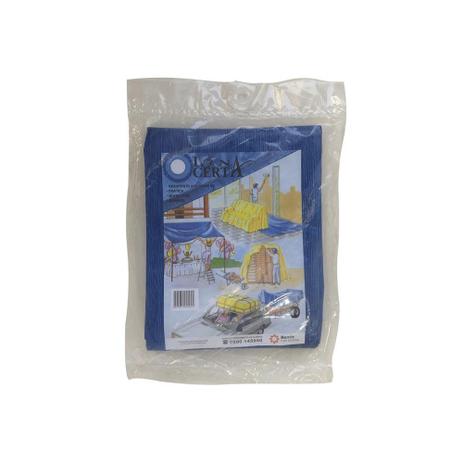 Lona Plástica Lona Certa 4x3m Azul - Plasitap Menor preço em Lona Plástica Lona Certa 4x3m Azul - Plasitap