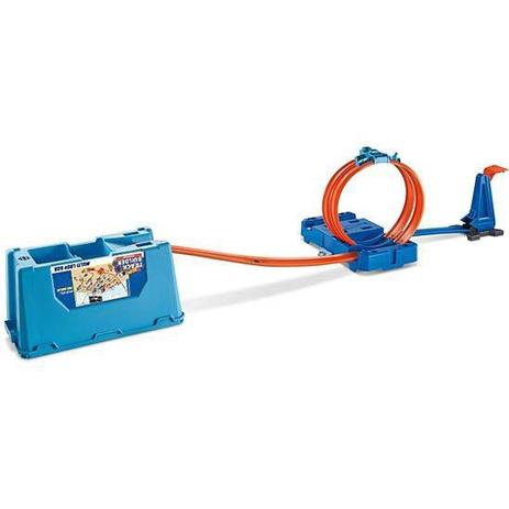 Looping Kit Track Builder Hot Wheels - Mattel FLK90 Menor preço em Looping Kit Track Builder Hot Wheels - Mattel FLK90
