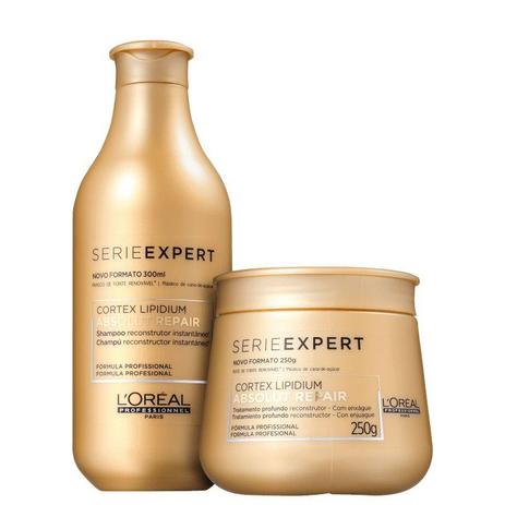 Loreal Absolut Repair Kit Shampoo e Mascara - Loreal profissional Menor preço em Loreal Absolut Repair Kit Shampoo e Mascara - Loreal profissional