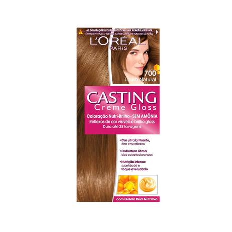 LOréal Casting Tintura Creme Gloss - 700 Louro Natural - Loréal paris - L'Oréal é ruim? LOréal Casting Tintura Creme Gloss - 700 Louro Natural - Loréal paris - L'Oréal é boa?
