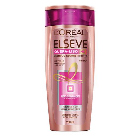 LOréal Paris Elseve Quera-Liso Mq 230C - Shampoo Menor preço em LOréal Paris Elseve Quera-Liso Mq 230C - Shampoo