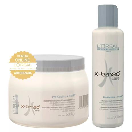 LOréal Professionnel X-Tenso Care Kit - Shampoo + Máscara Menor preço em LOréal Professionnel X-Tenso Care Kit - Shampoo + Máscara