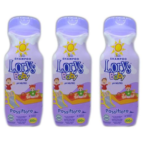 Lorys Baby Passiflora Shampoo Infantil 500ml (Kit C/03) Menor preço em Lorys Baby Passiflora Shampoo Infantil 500ml (Kit C/03)