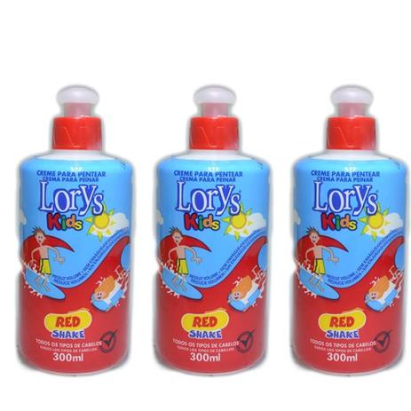 Lorys Kids Red Shake Creme P/ Pentear Infantil 300g (Kit C/03) Menor preço em Lorys Kids Red Shake Creme P/ Pentear Infantil 300g (Kit C/03)