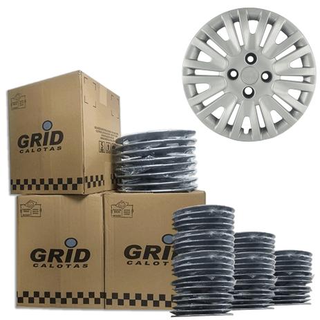 Lote Kit De Calotas Para Revenda Com 12pçs Aro 14 Grid G010k Menor preço em Lote Kit De Calotas Para Revenda Com 12pçs Aro 14 Grid G010k