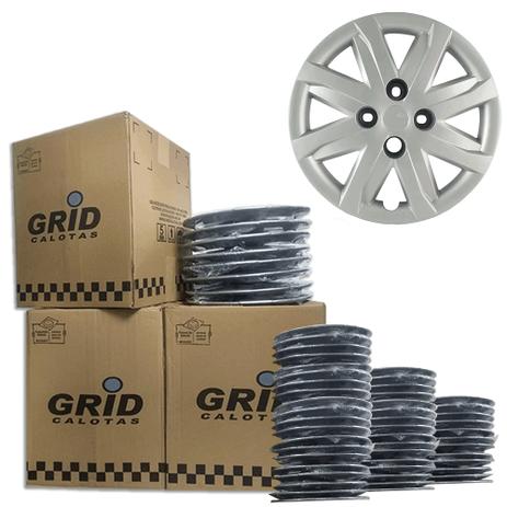 Lote Kit De Calotas Para Revenda Com 12pçs Aro 14 Grid G048k Menor preço em Lote Kit De Calotas Para Revenda Com 12pçs Aro 14 Grid G048k