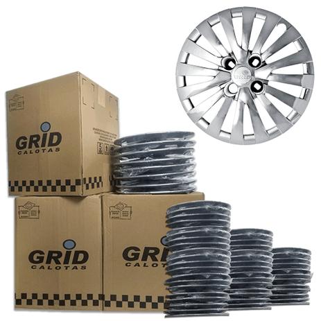 Lote Kit De Calotas Para Revenda Com 12pçs Aro 14 Grid G117CHRk Menor preço em Lote Kit De Calotas Para Revenda Com 12pçs Aro 14 Grid G117CHRk