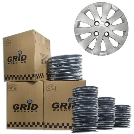 Lote Kit De Calotas Para Revenda Com 12pçs Aro 14 Grid G185k Menor preço em Lote Kit De Calotas Para Revenda Com 12pçs Aro 14 Grid G185k