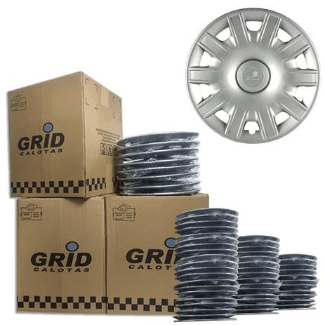 Lote Kit De Calotas Para Revenda Com 12pçs Aro 15 Grid G063k Menor preço em Lote Kit De Calotas Para Revenda Com 12pçs Aro 15 Grid G063k