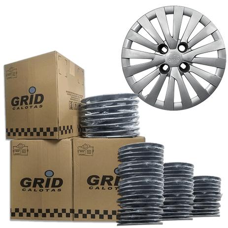 Lote Kit De Calotas Para Revenda Com 12pçs Aro 15 Grid G242k Menor preço em Lote Kit De Calotas Para Revenda Com 12pçs Aro 15 Grid G242k