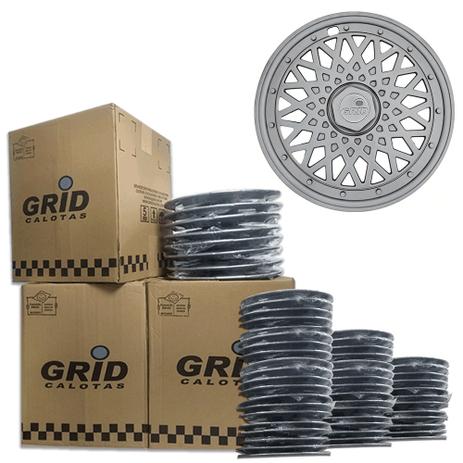 Lote Kit De Calotas Para Revenda Com 12pçs Aro 15 Grid G602k é boa?