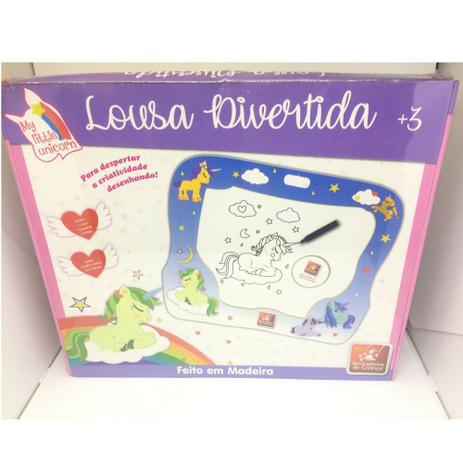 Lousa Branca Unicórnio Divertida - Brincadeira de Criança Menor preço em Lousa Branca Unicórnio Divertida - Brincadeira de Criança
