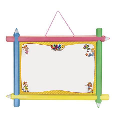 Lousa Infantil Dupla Face 2 Em 1 Quadro Negro e Branco Com Giz - Art Brink Menor preço em Lousa Infantil Dupla Face 2 Em 1 Quadro Negro e Branco Com Giz - Art Brink